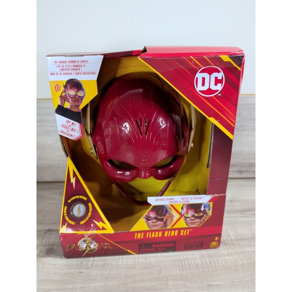 DC Comics The Flash Hero Set Iconic Mask with Visor and Ring Spin Master 2022.